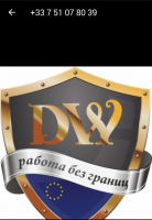Логотип: Dream work visa center, DW Visa Center