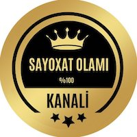 Логотип: Sayoxat olami @SAYOXATOLAMI